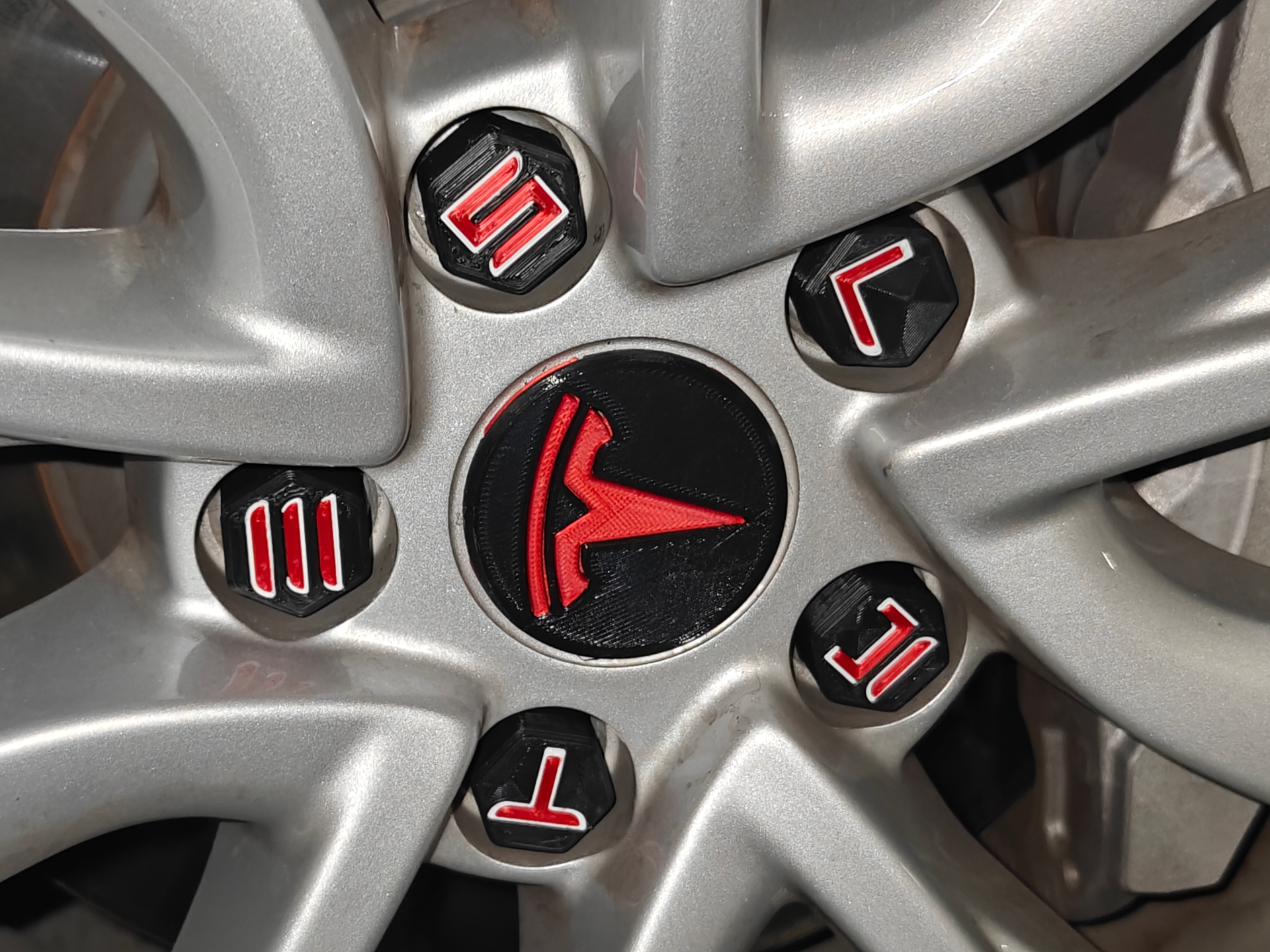 Tesla Hub Cap Covers
