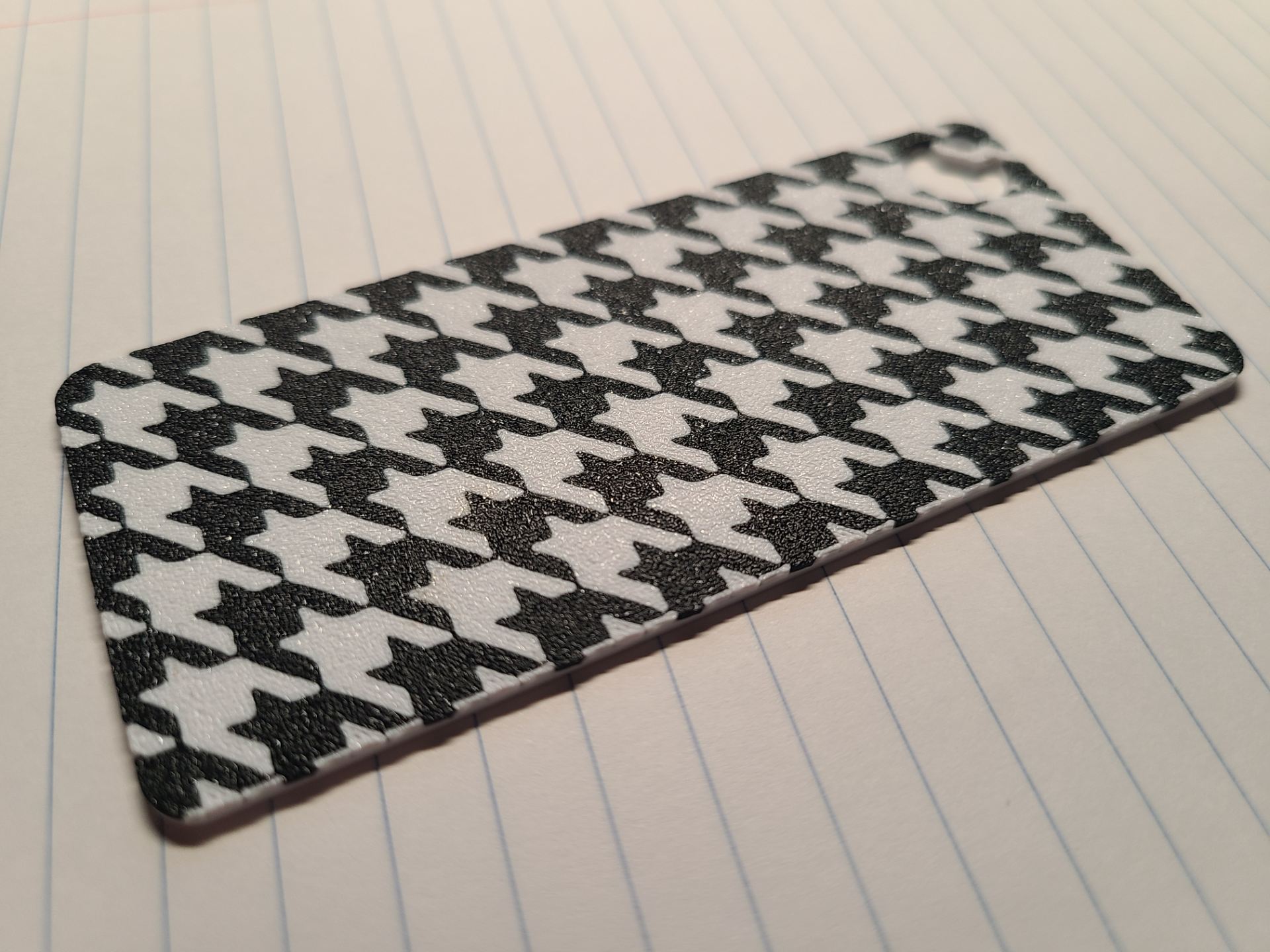Houndstooth Pattern Filament Swatch - 2 Color