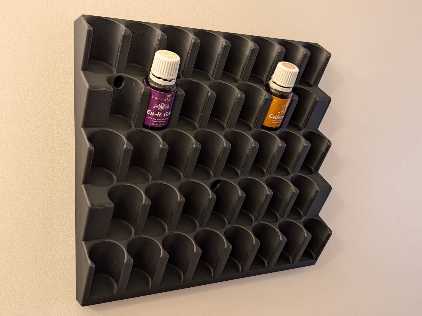Essential Oil Wall Organizer for 15ml bottles