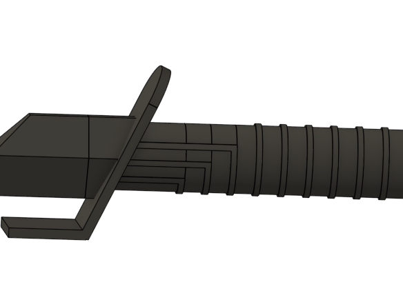 Mandalorian Darksaber Hilt