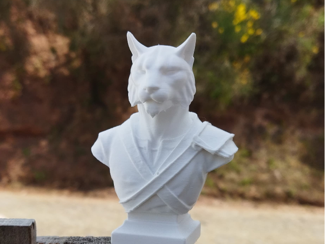 Skyrim - Khajiit Dovahkiin Bust