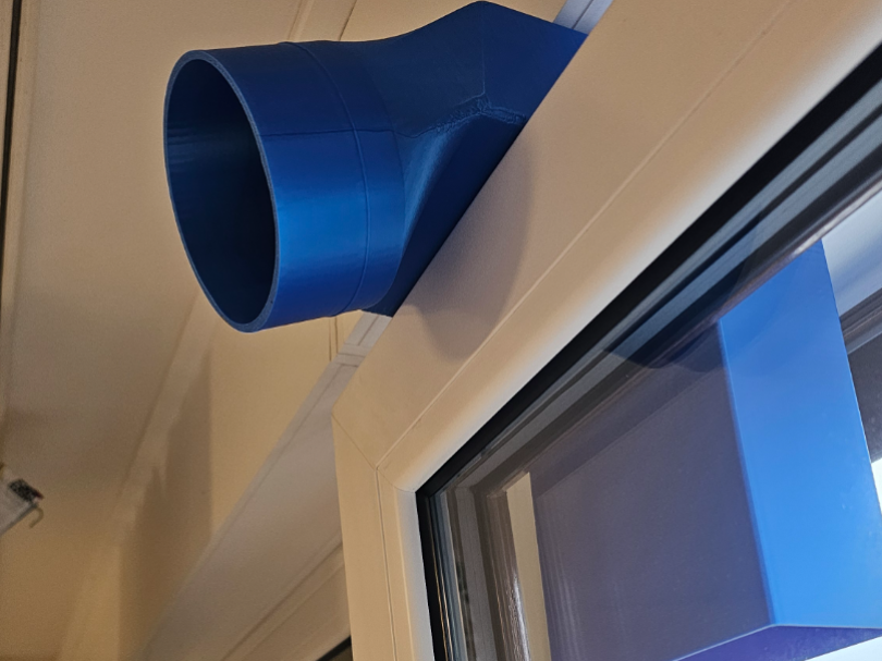 Vent Adaptor for Tippable doors, windows.