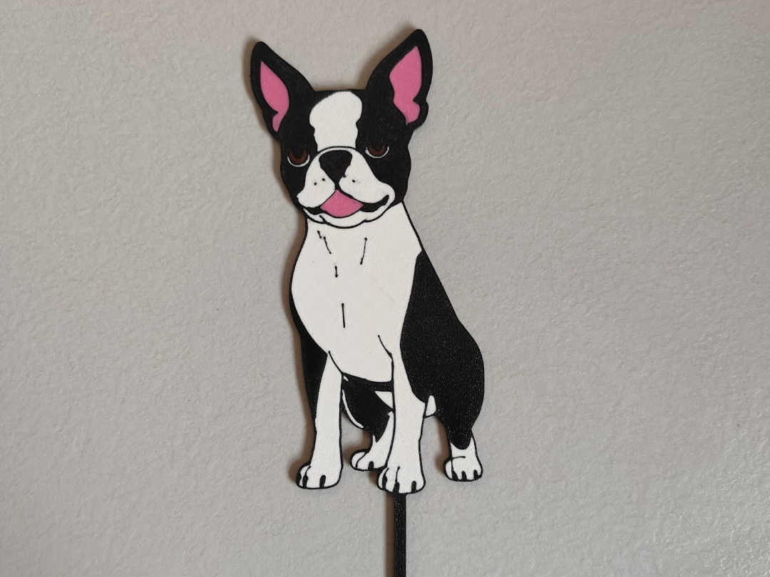 Boston Terrier topper