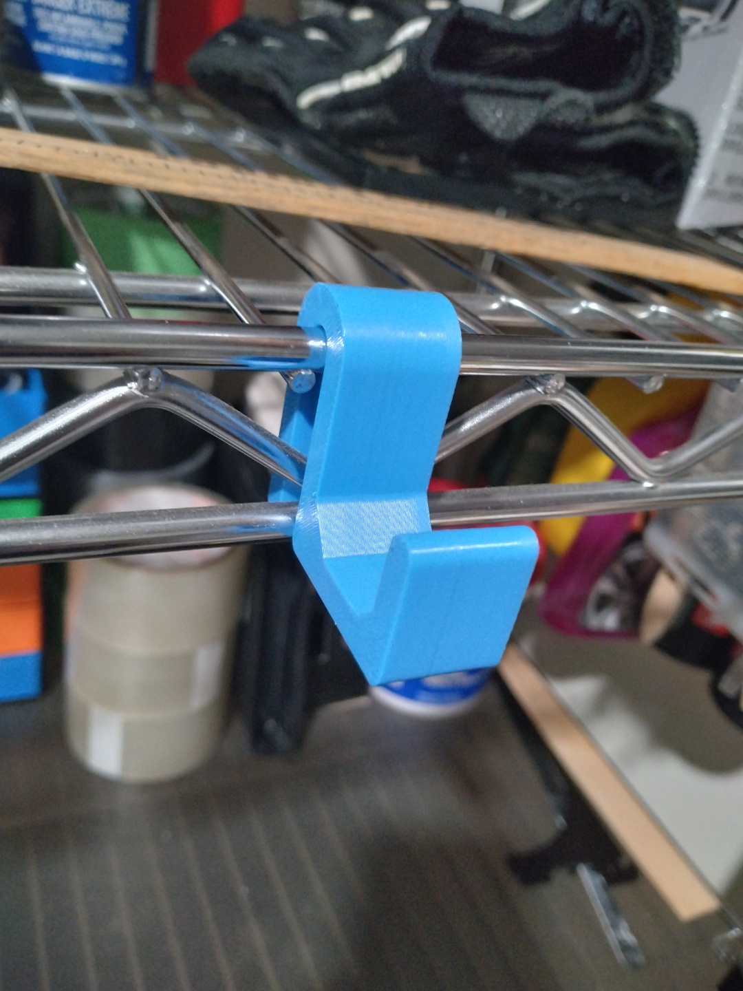 wire shelf side hook / hanger (updated)