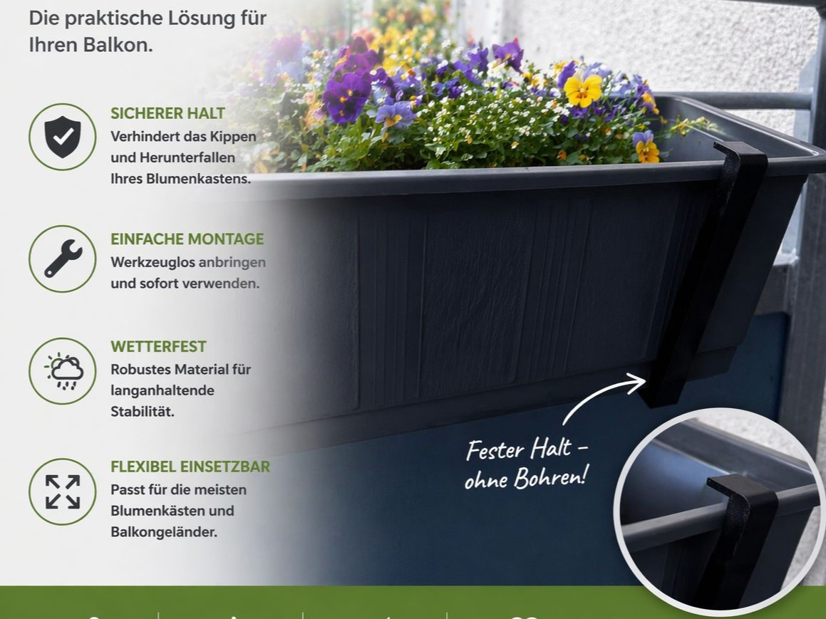 Blumenkasten Halterung