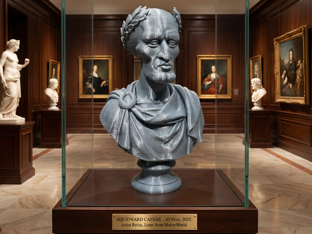Caesar Squidward the Handsome – Roman Emperor Bust