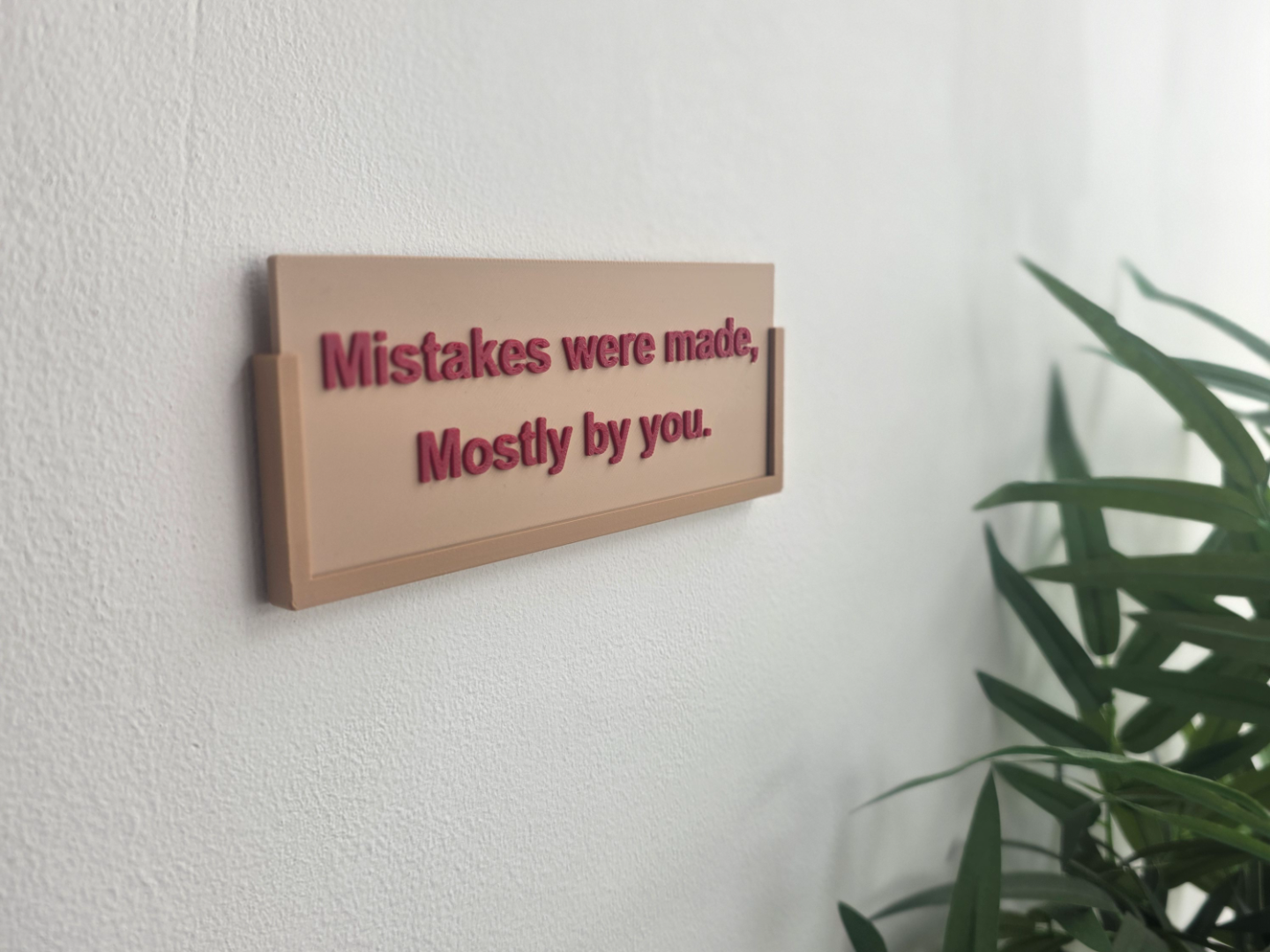 Mistakes Made - Cardboard Quotes