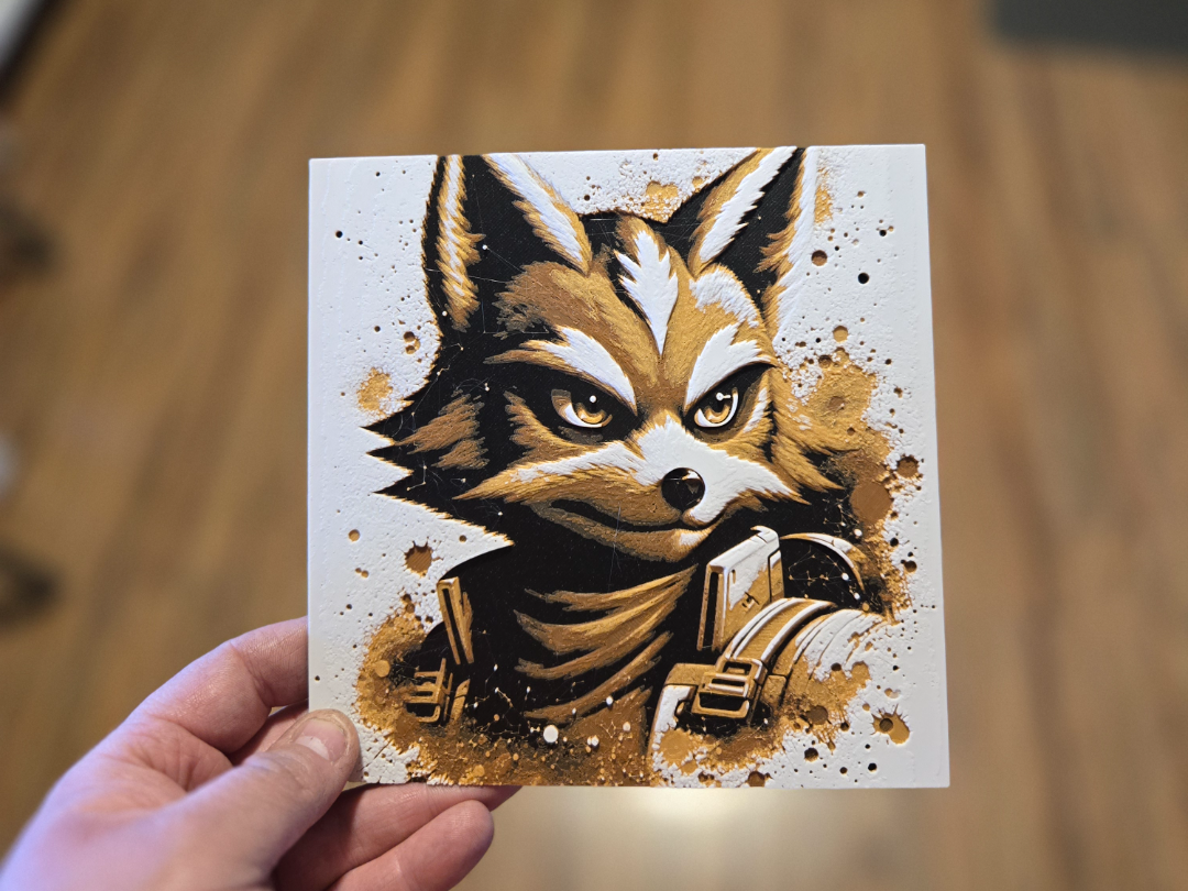 Graffiti StarFox Hueforge