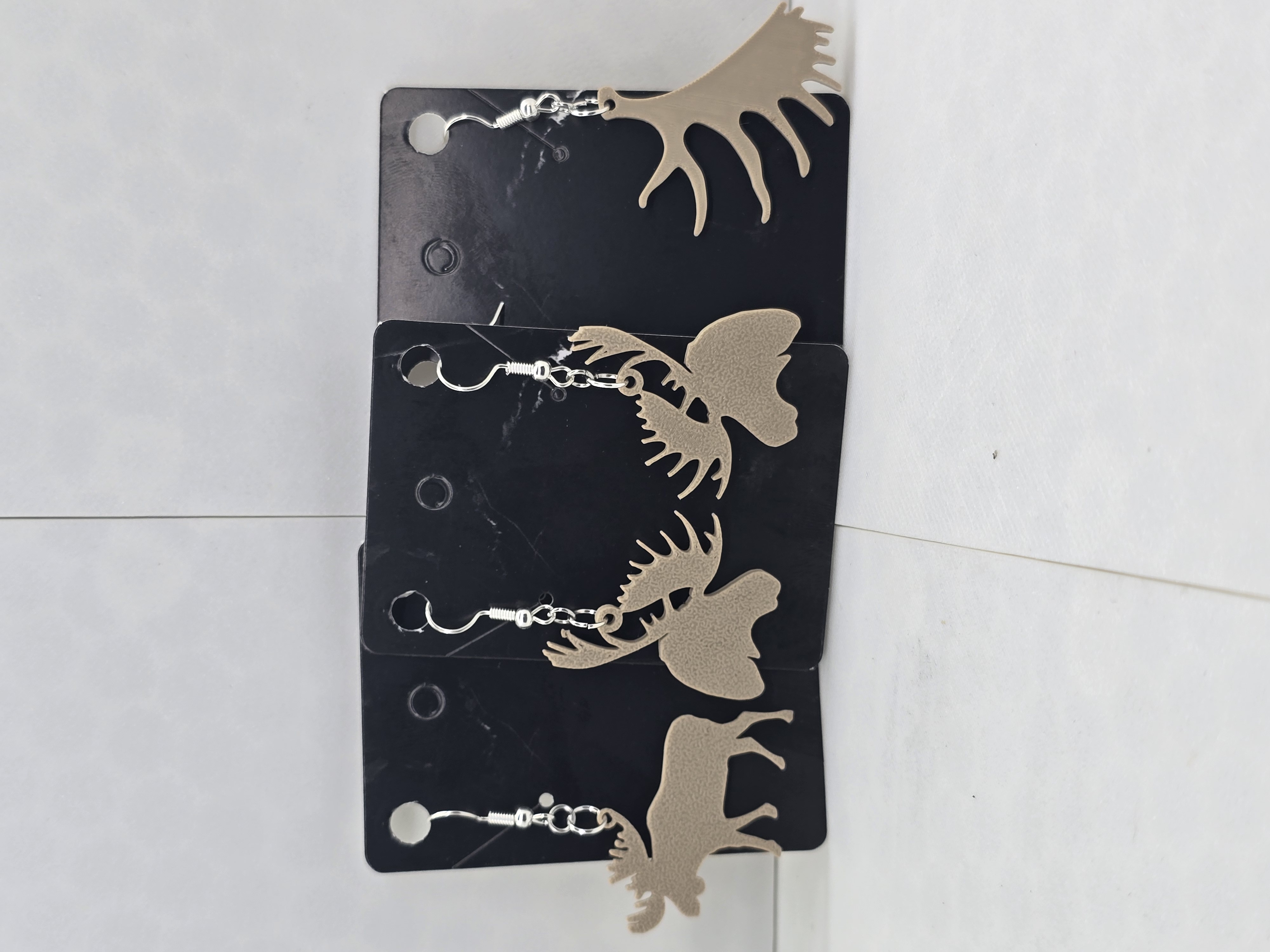 Alaska Animal Earring Bear, Moose, Halibut, Salmon
