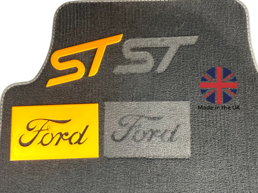 Ford ST carpet detailing stencils