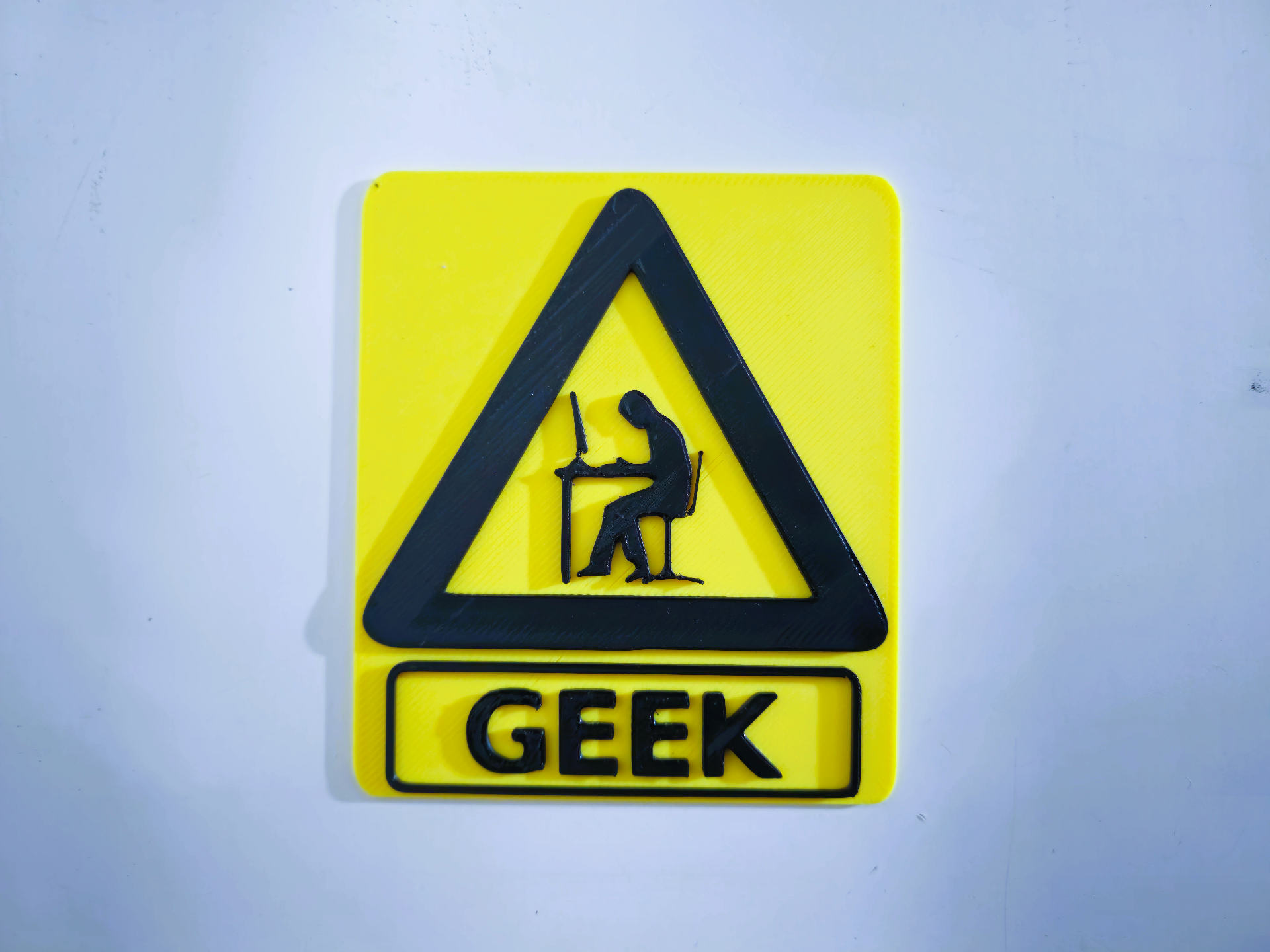 Caution: Geek - sign