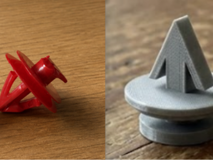 Overhead dome light Clip