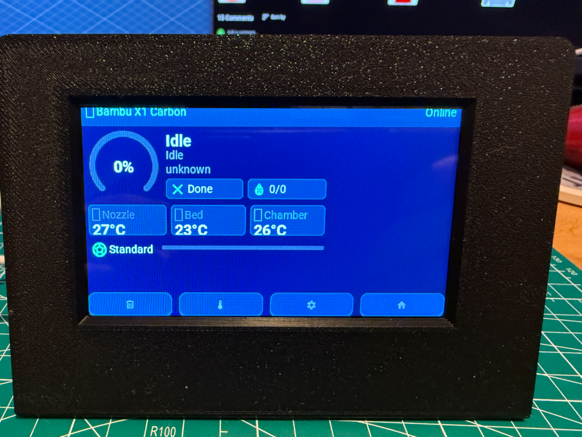 ESP32-S3 4.3-inch Model JC4827W543 Holder