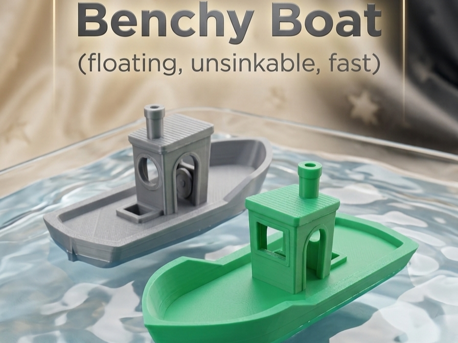 Benchy Boat (floating, unsinkable, fast)