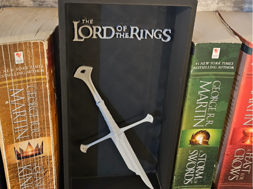 NO AMS The Lord of the Rings Narsil Book Nook