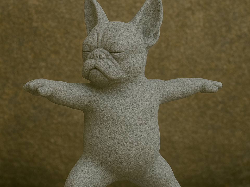 Maitre Yoga Frenchie
