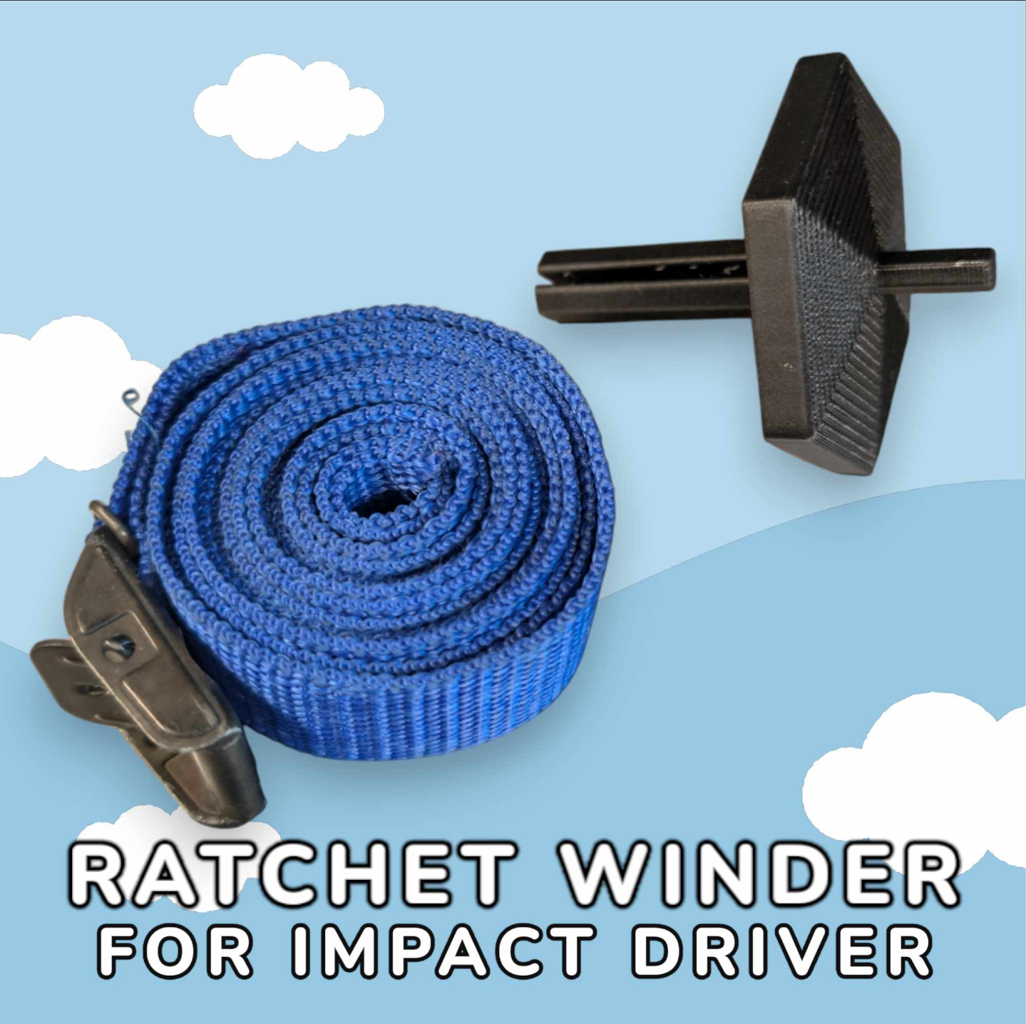 Ratchet Strap Winder Hexshank