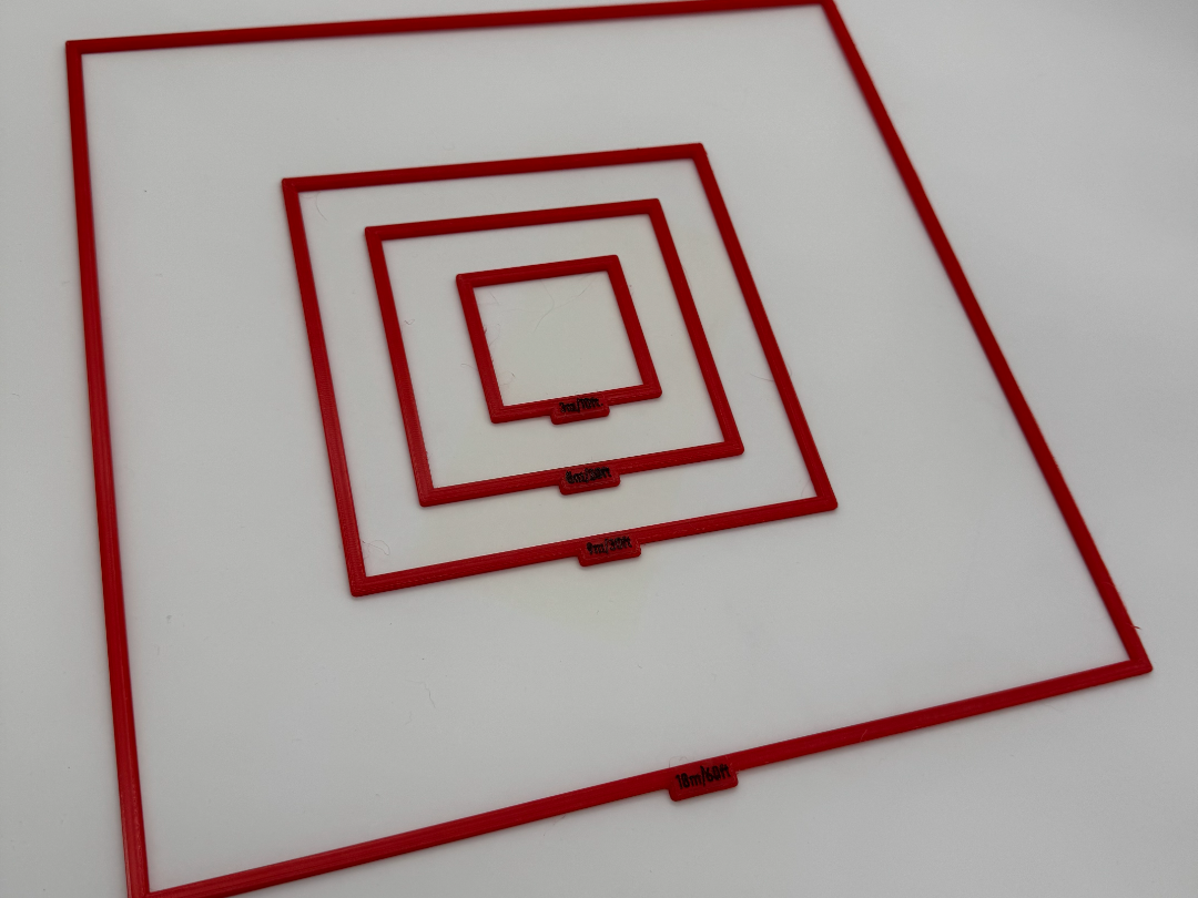 DnD Spell Range Squares – 10ft to 60ft