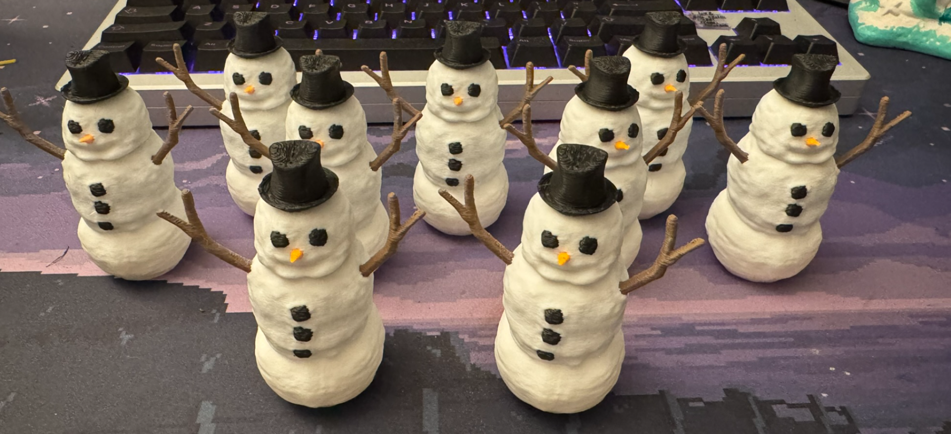 Classic Snowman **No Support Required!!**