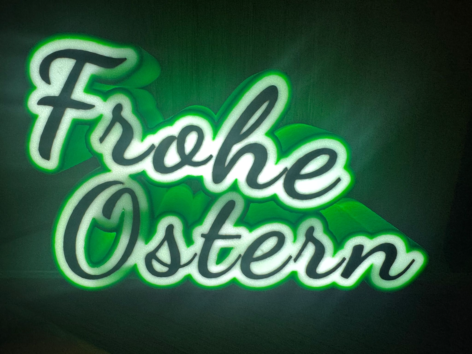 Frohe Ostern Leuchtkasten