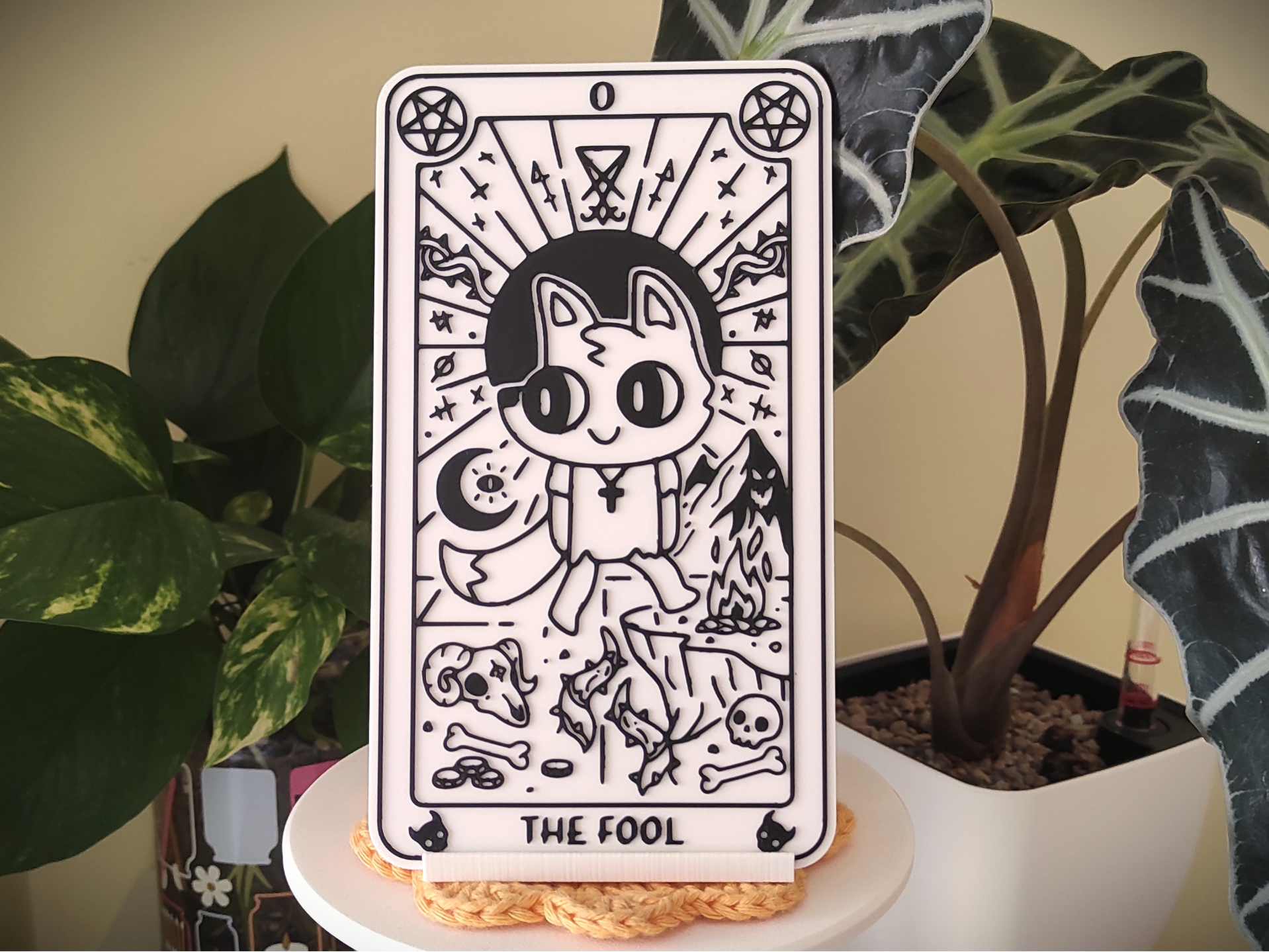 Cult of the Lamb Tarot Card - 0 The fool