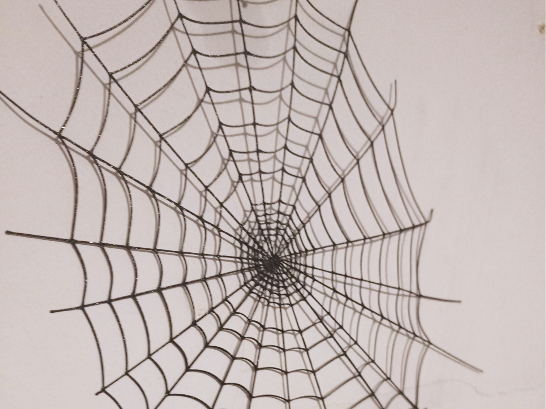 Cobweb halloween decoration