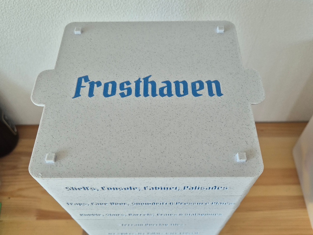 Frosthaven 3D Printed Terrain Stackable Storage