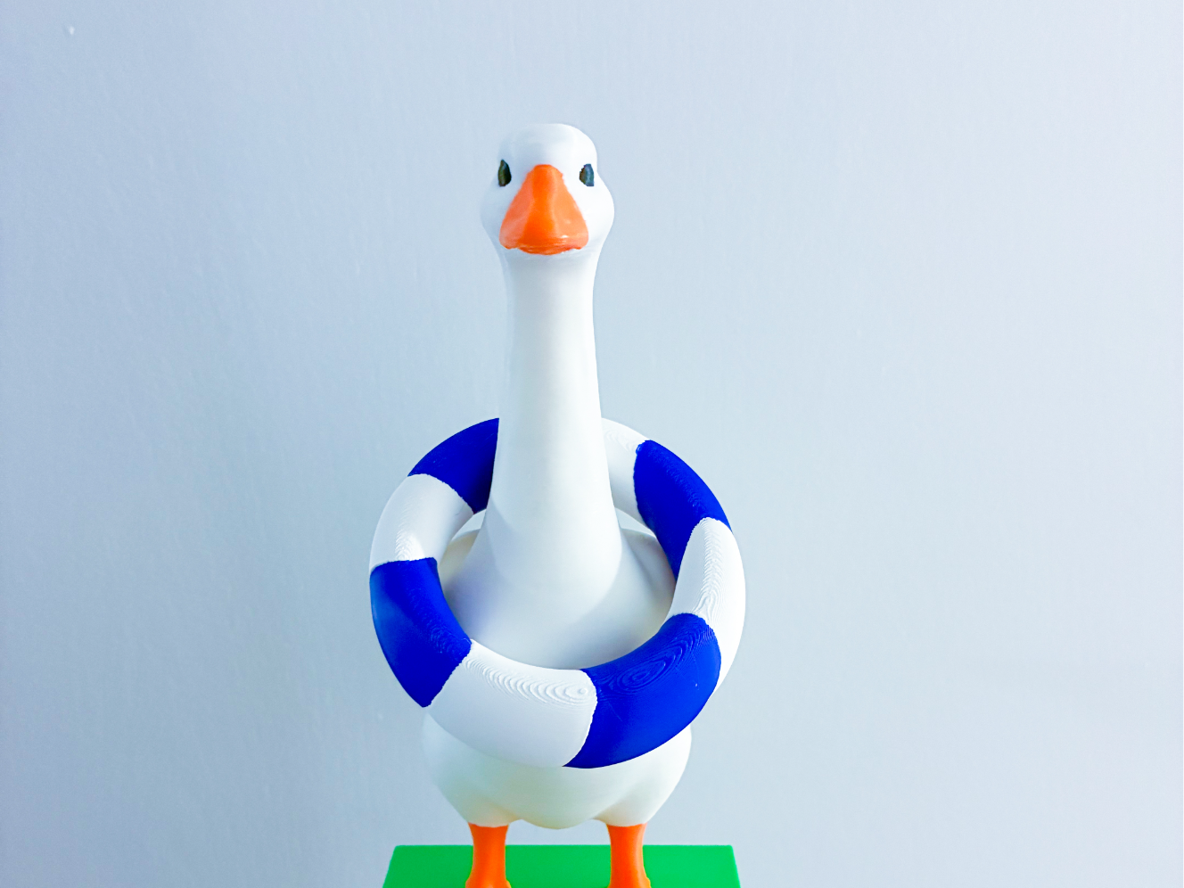 Striped Pool Floaty Desk Goose Gear