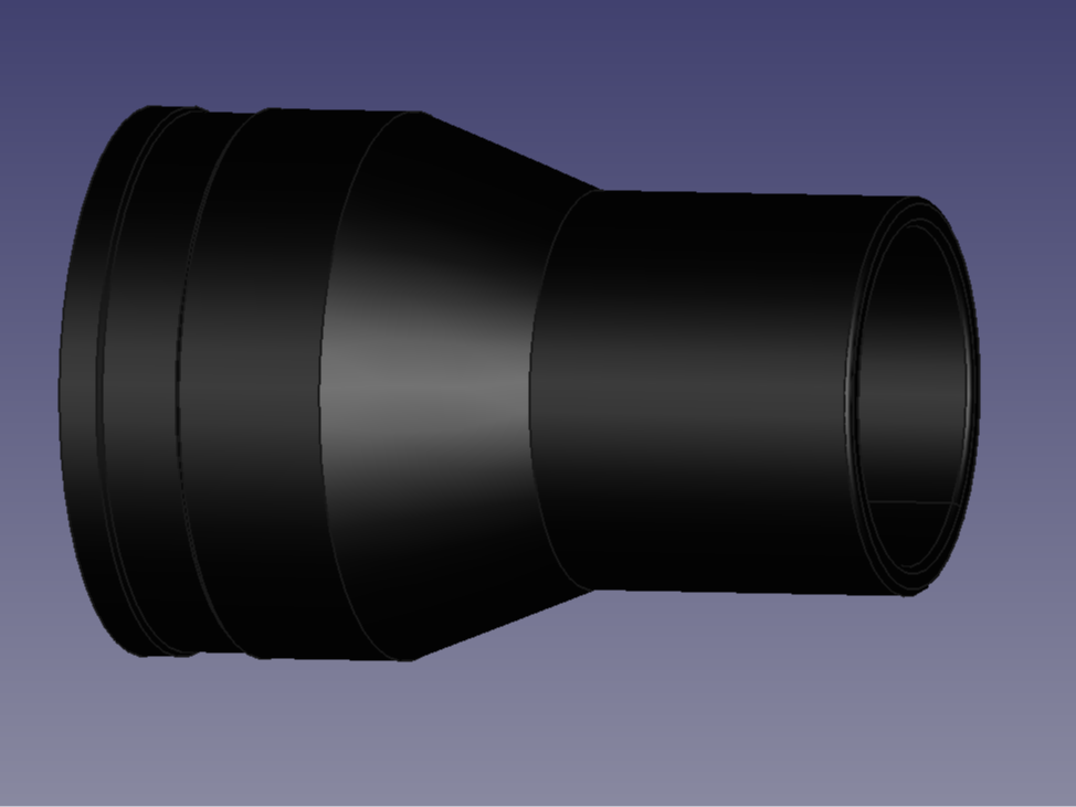 Vacuum Nozzle Adapter 35mm to 50.5mm Cyclone