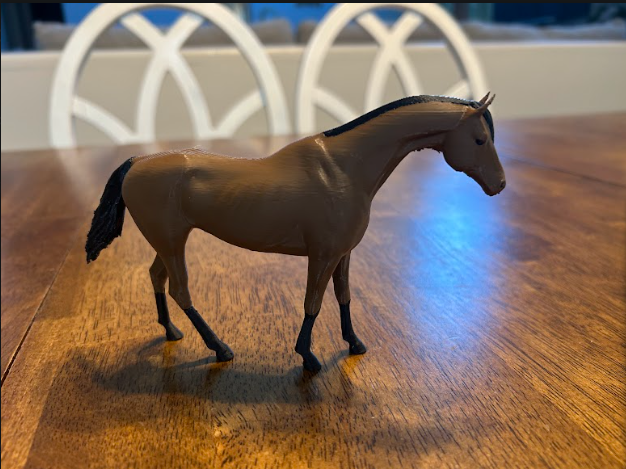 Friesian Horse model statue