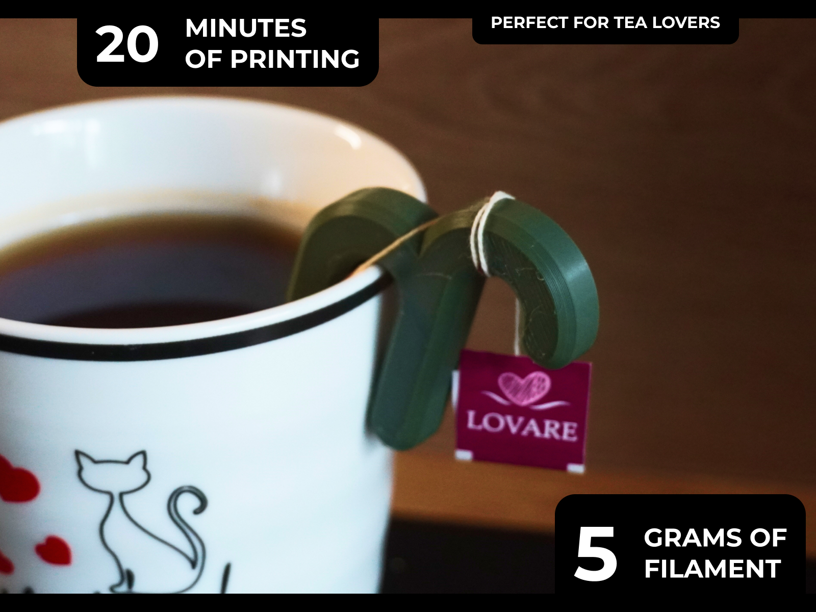 Teacup String Holder