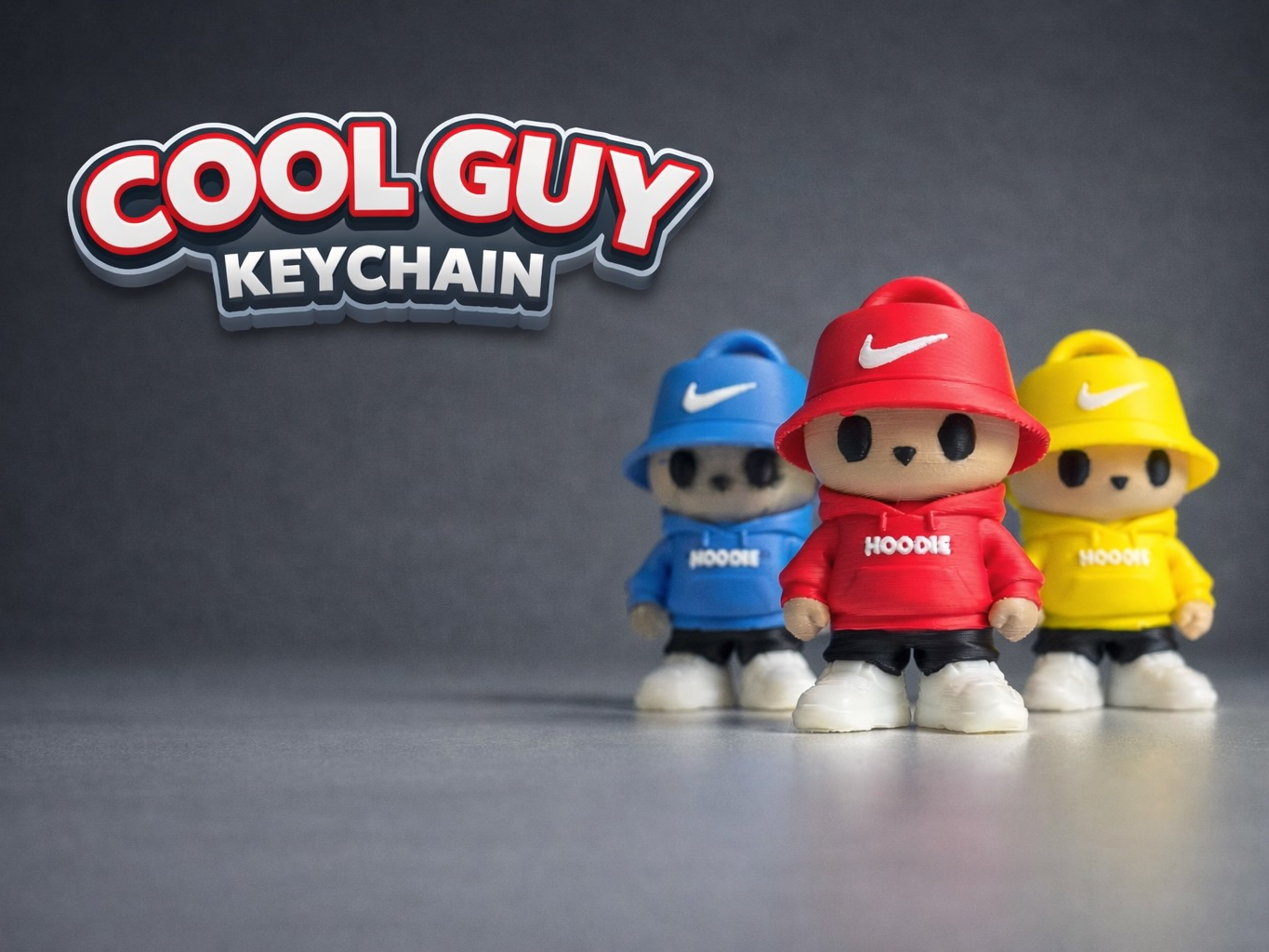 Cool Guy Keychain