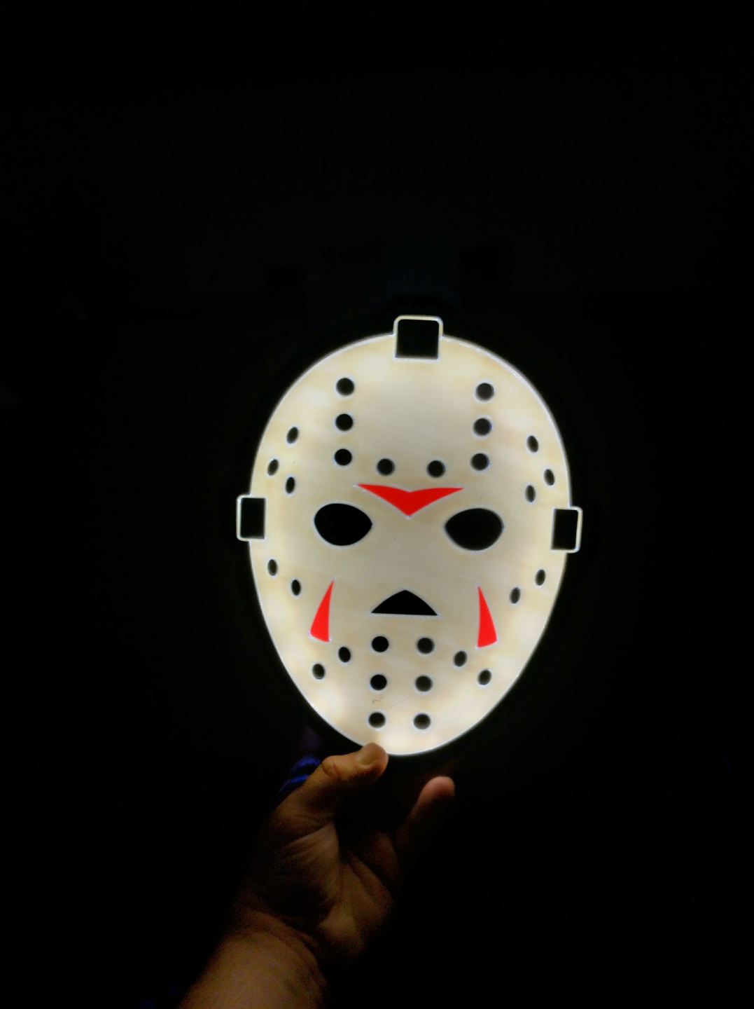 Jason mask led light box