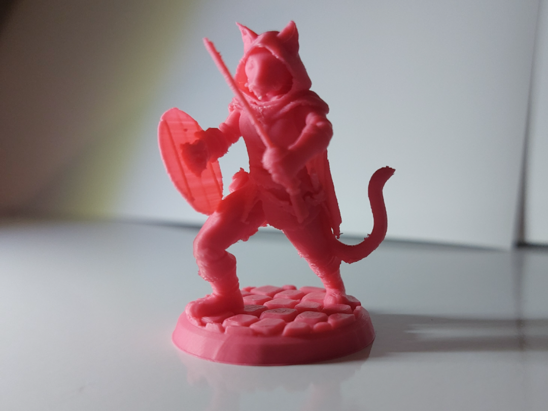Basil, Tabaxi Rogue - D&D Mini Puss in Boots (ish)