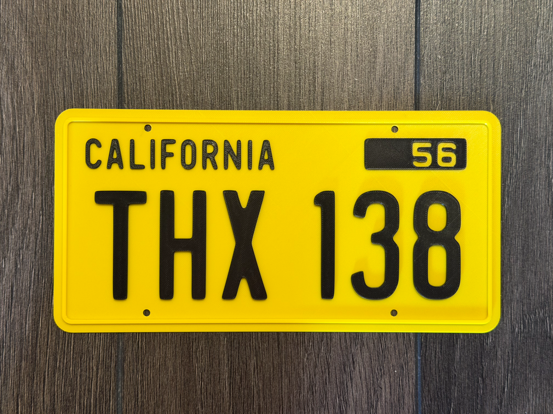 American Graffiti License Plate