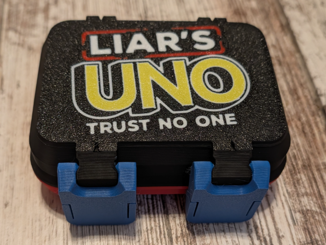 Liar's UNO card box V3 NEW Improved