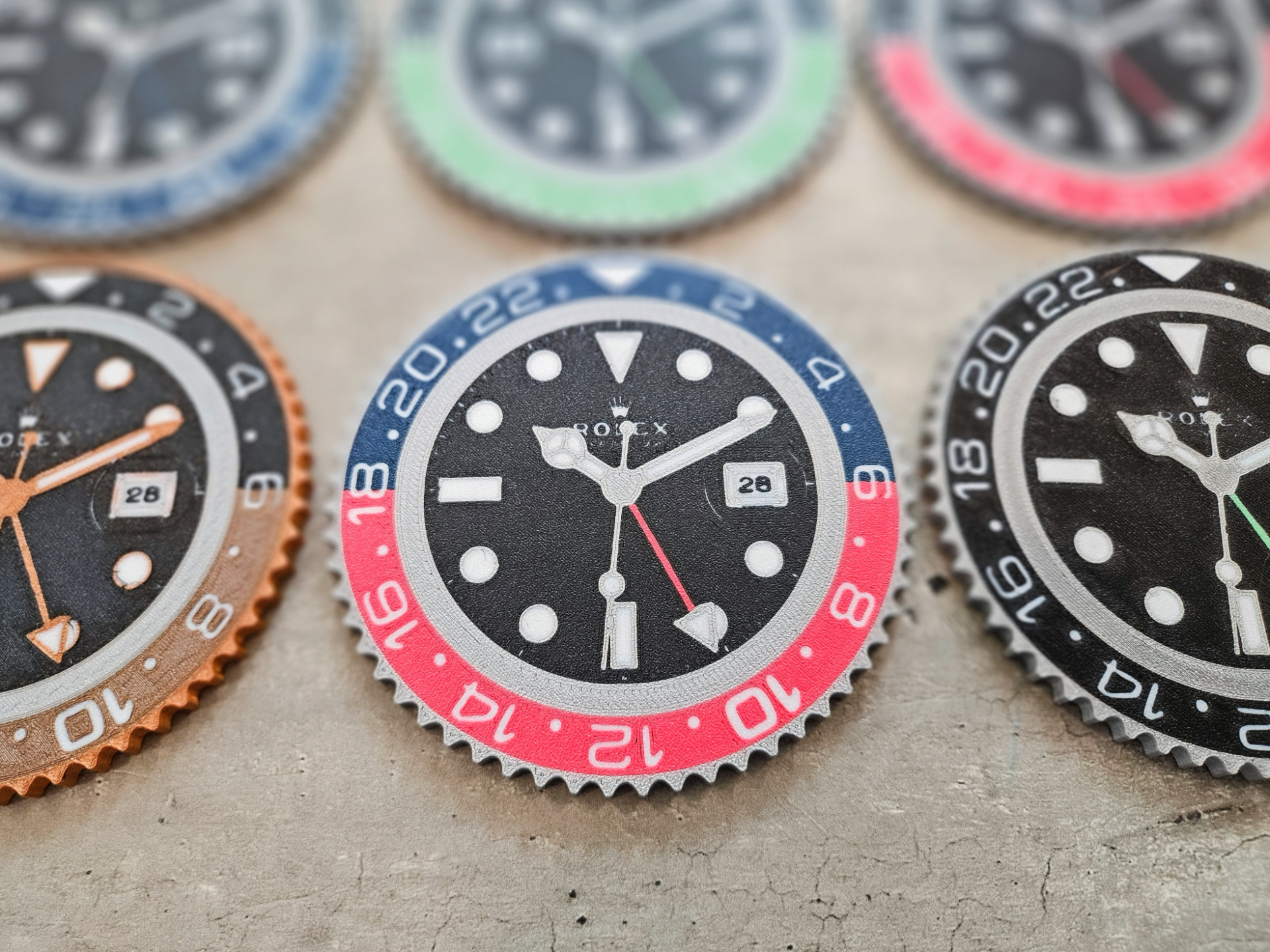 Rolex GMT Master II Pepsi Coaster