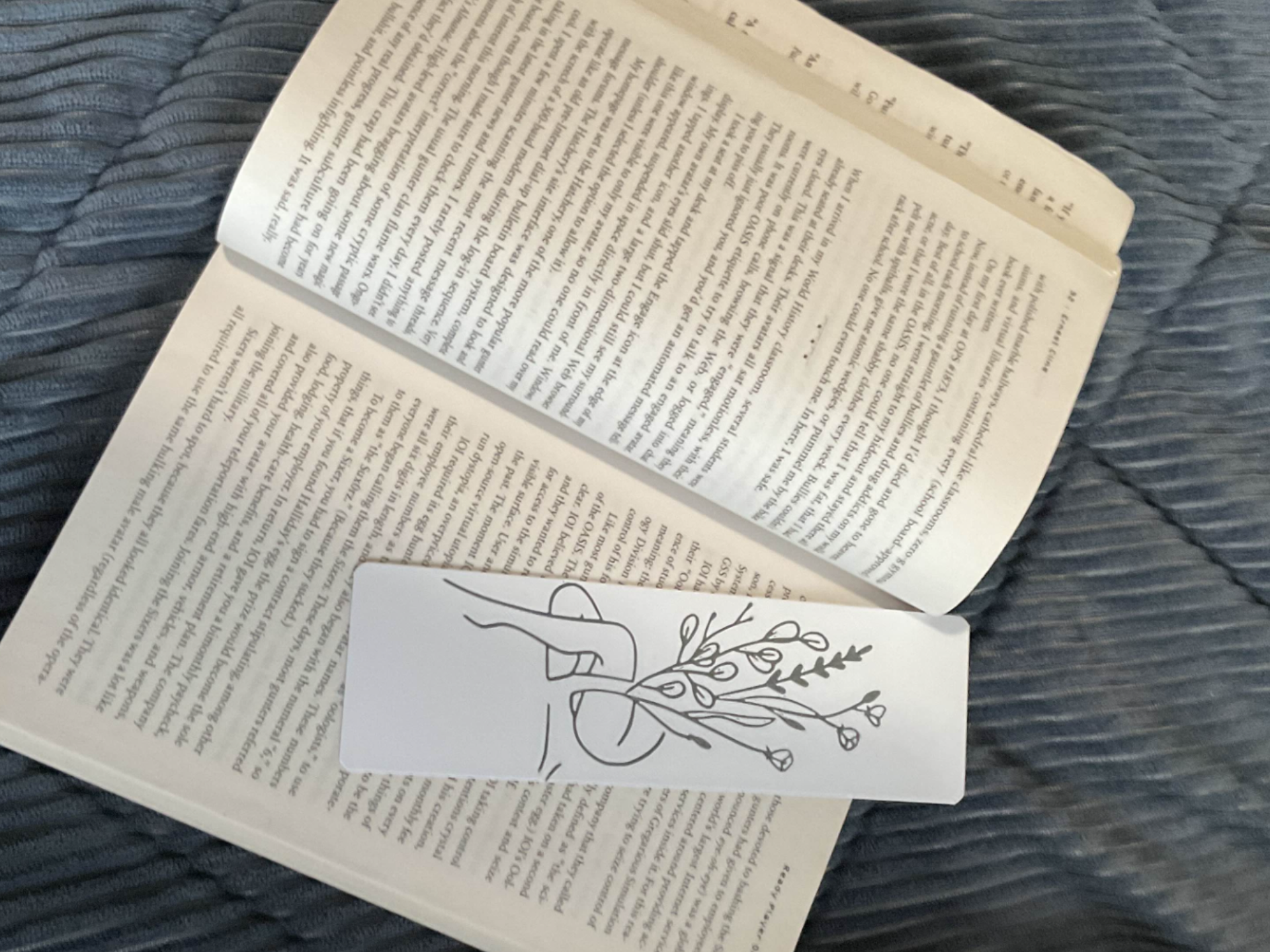 Flower Woman Bookmark