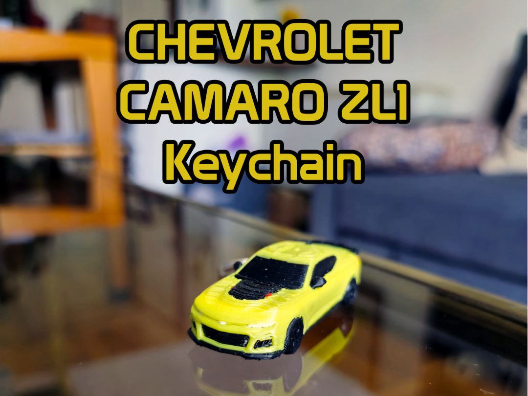Chevrolet Camaro ZL1 Keychain (working wheels)