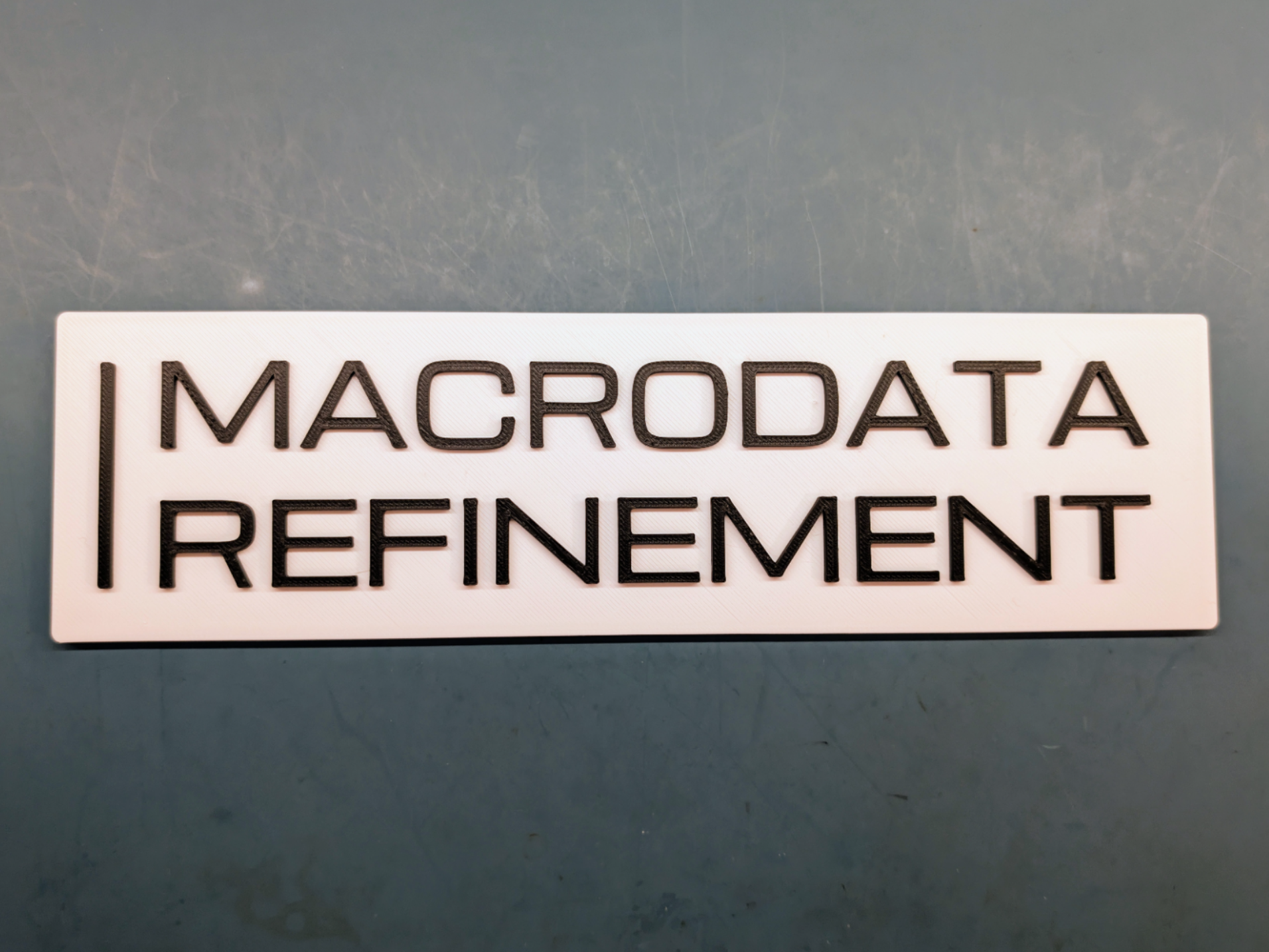 Macrodata Refinement Room Sign