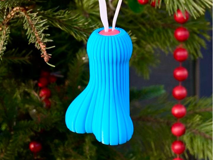 Cheeky Christmas Ornament