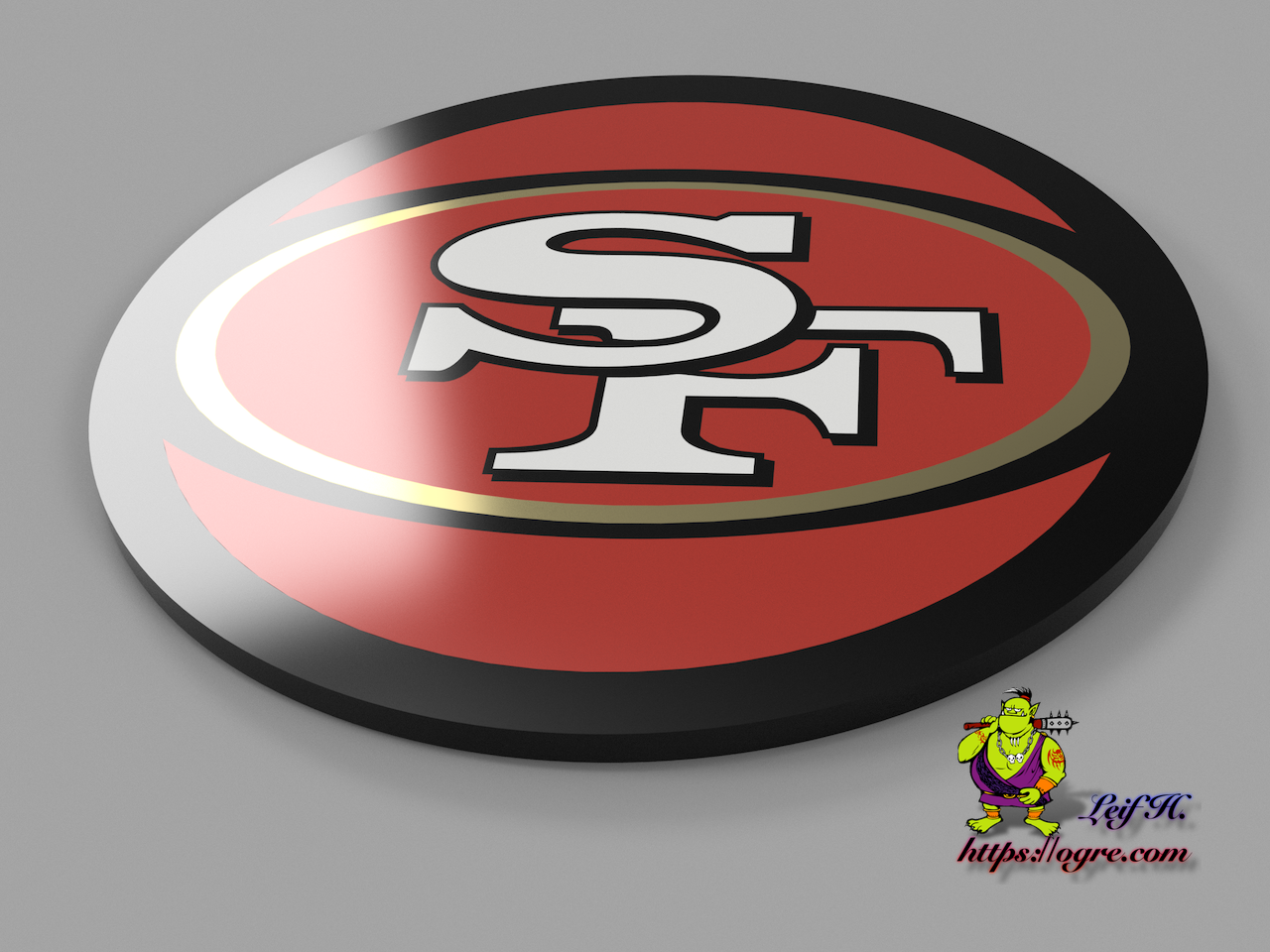 San Fransisco 49ers Coasters
