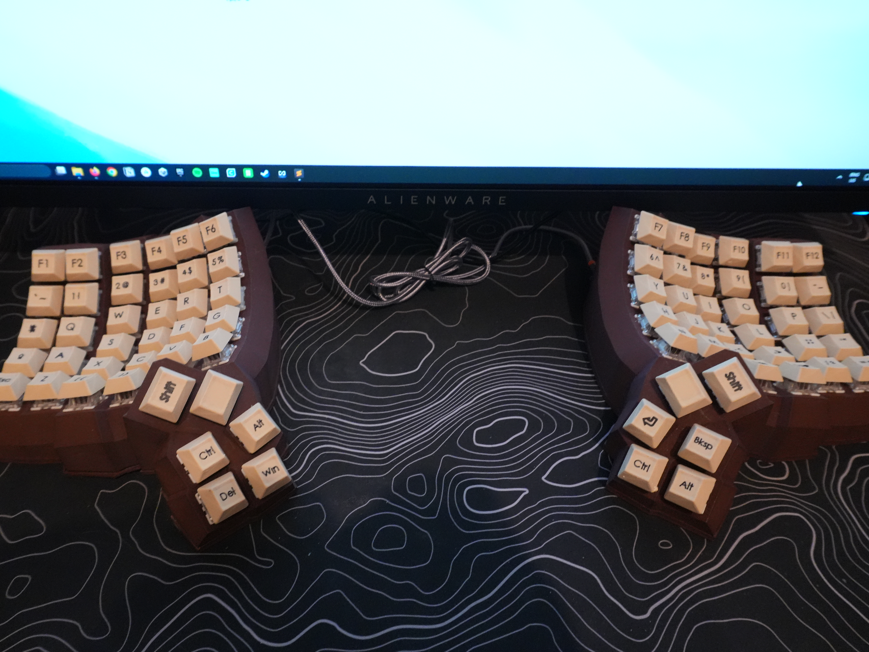 Dactyl Manuform DSA keycaps