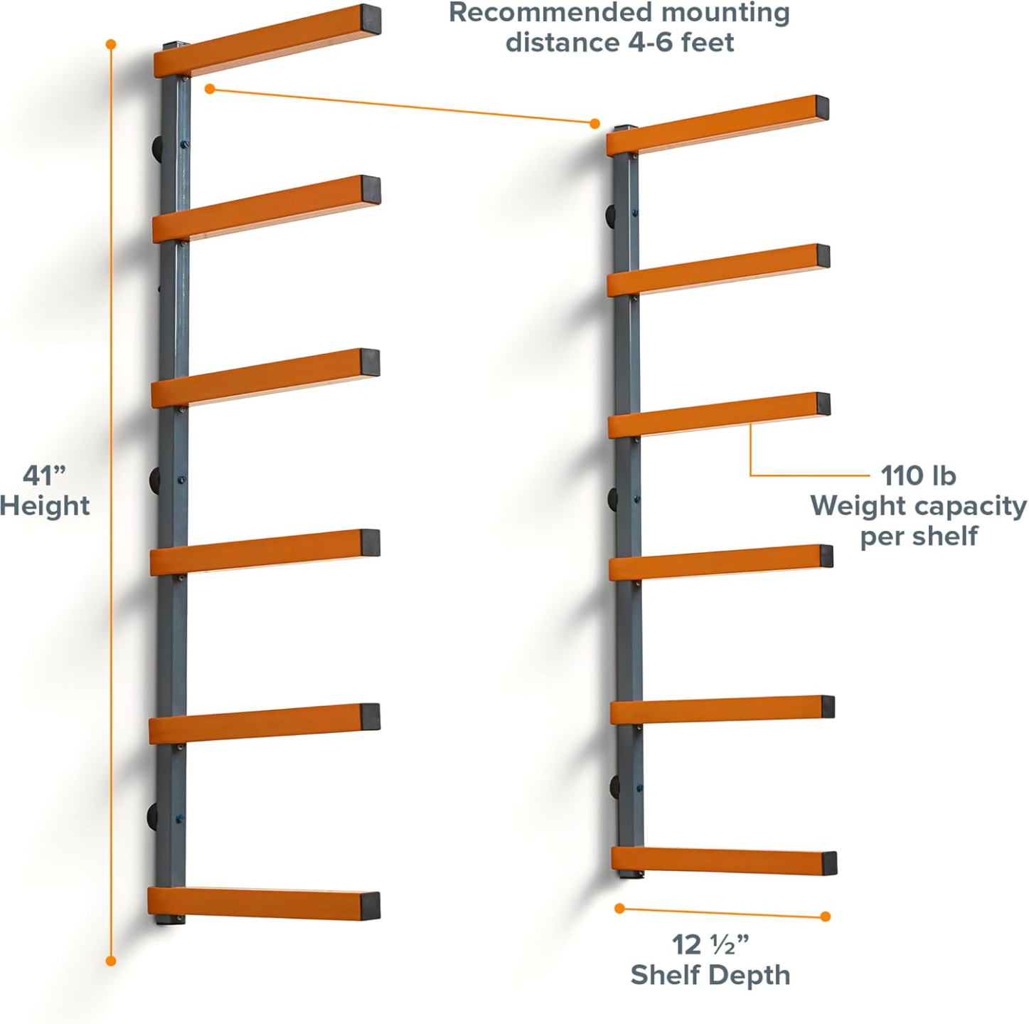 Bora Lumber Rack Wall Spacer v0.3