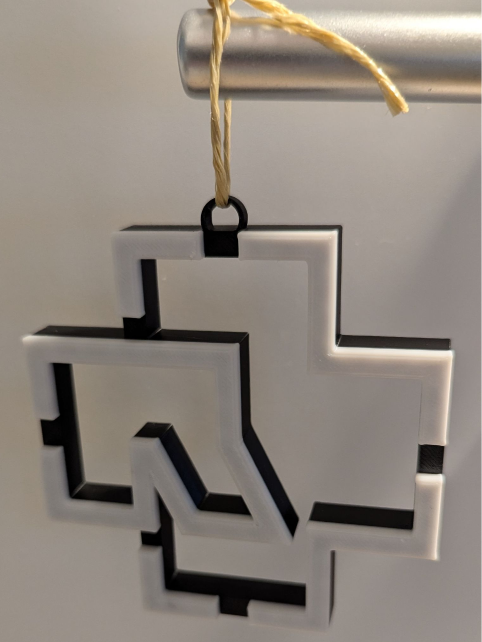 Rammstein Logo Weihnachtsbaumschmuck