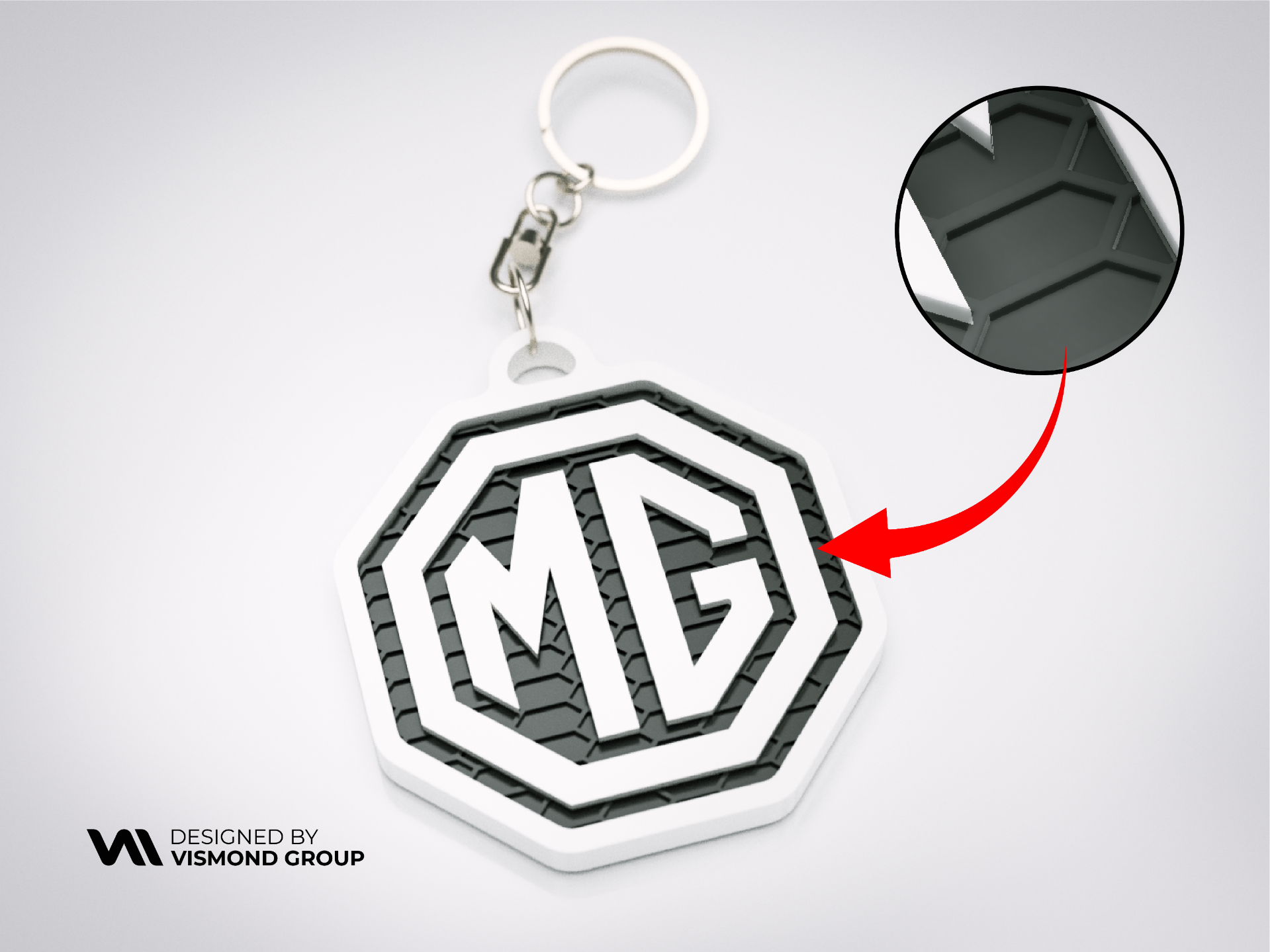 MG Motor Keychain