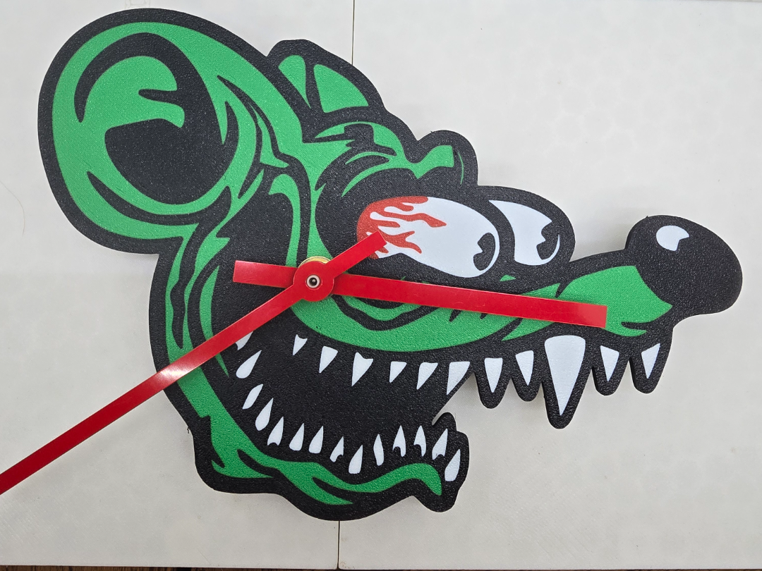 Rat Fink Clock