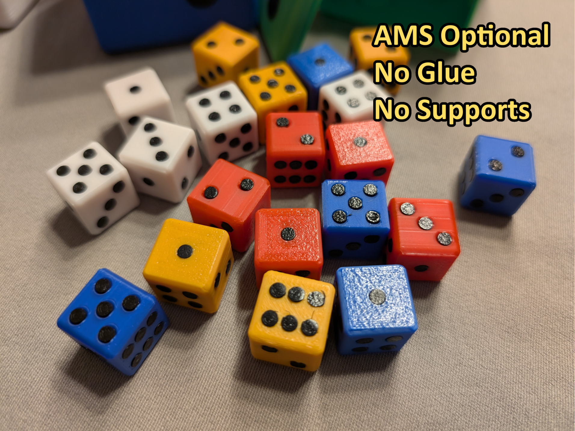 Standard 16mm 6-sided dice - balanced