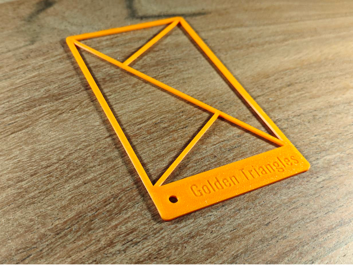 Photography composition tool - Golden triangles