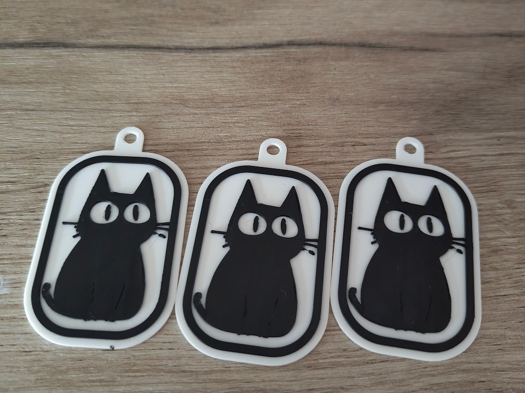 Keyring Cute Cat (No Ams)